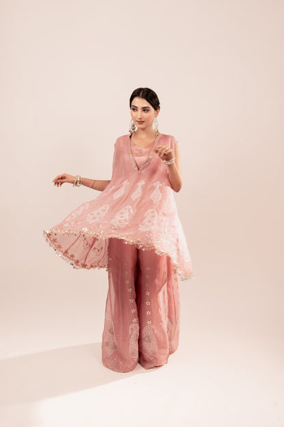 Copper Drizzle Organza set