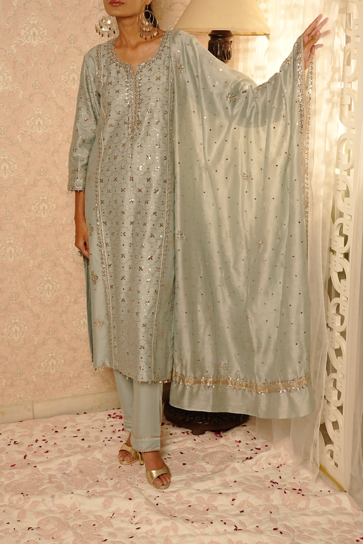 Starlight Mukaish Suit