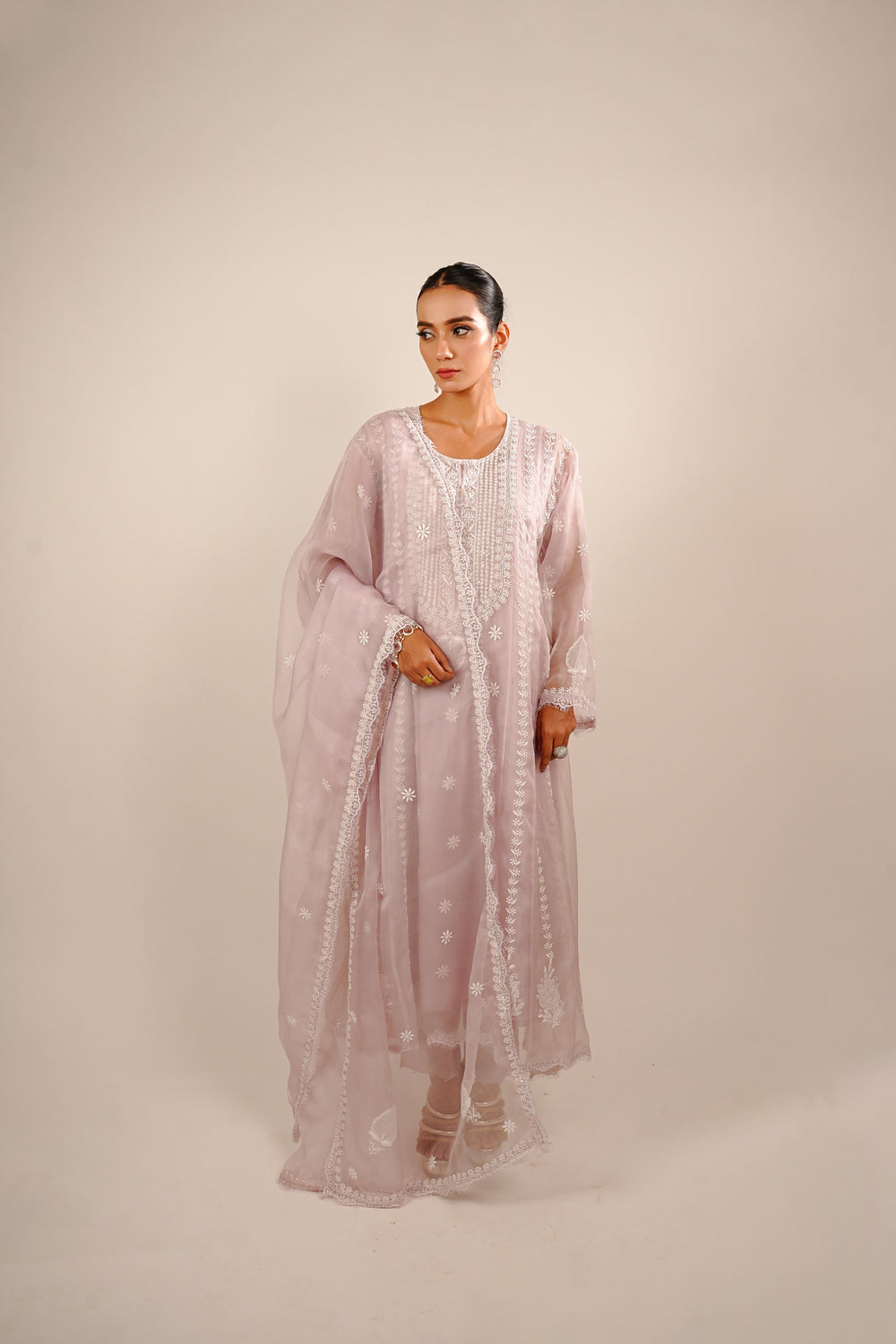 Eira organza anarkali set