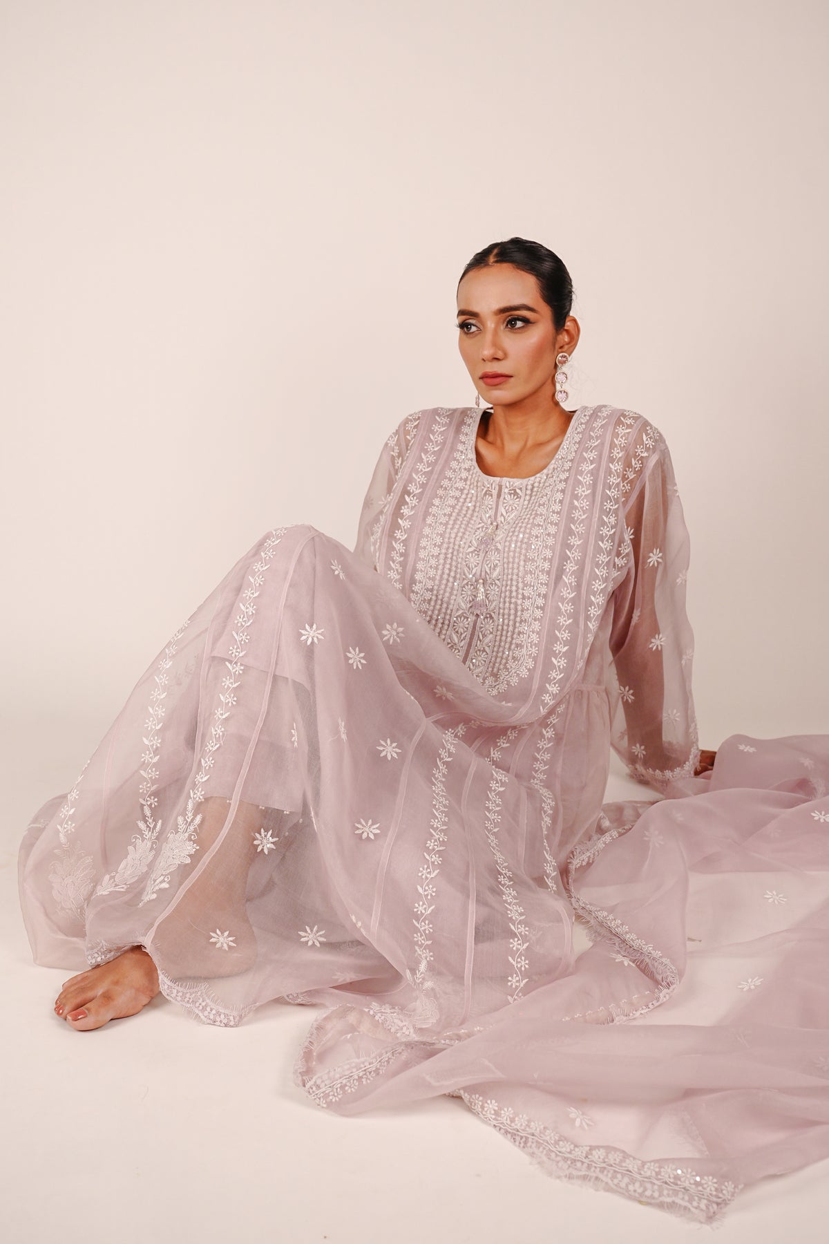 Eira organza anarkali set